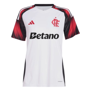 Manto Flamengo Feminina Jogo 2 BETANO Adidas 2025