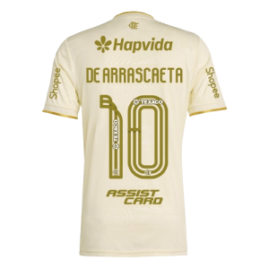 Manto Flamengo Jogo 3 Adidas 2025 – Com Kit Patrocínio – De Arrascaeta 10