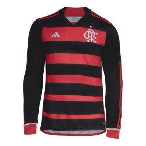 Manto Flamengo Manga Longa Jogo 1 Adidas 2024
